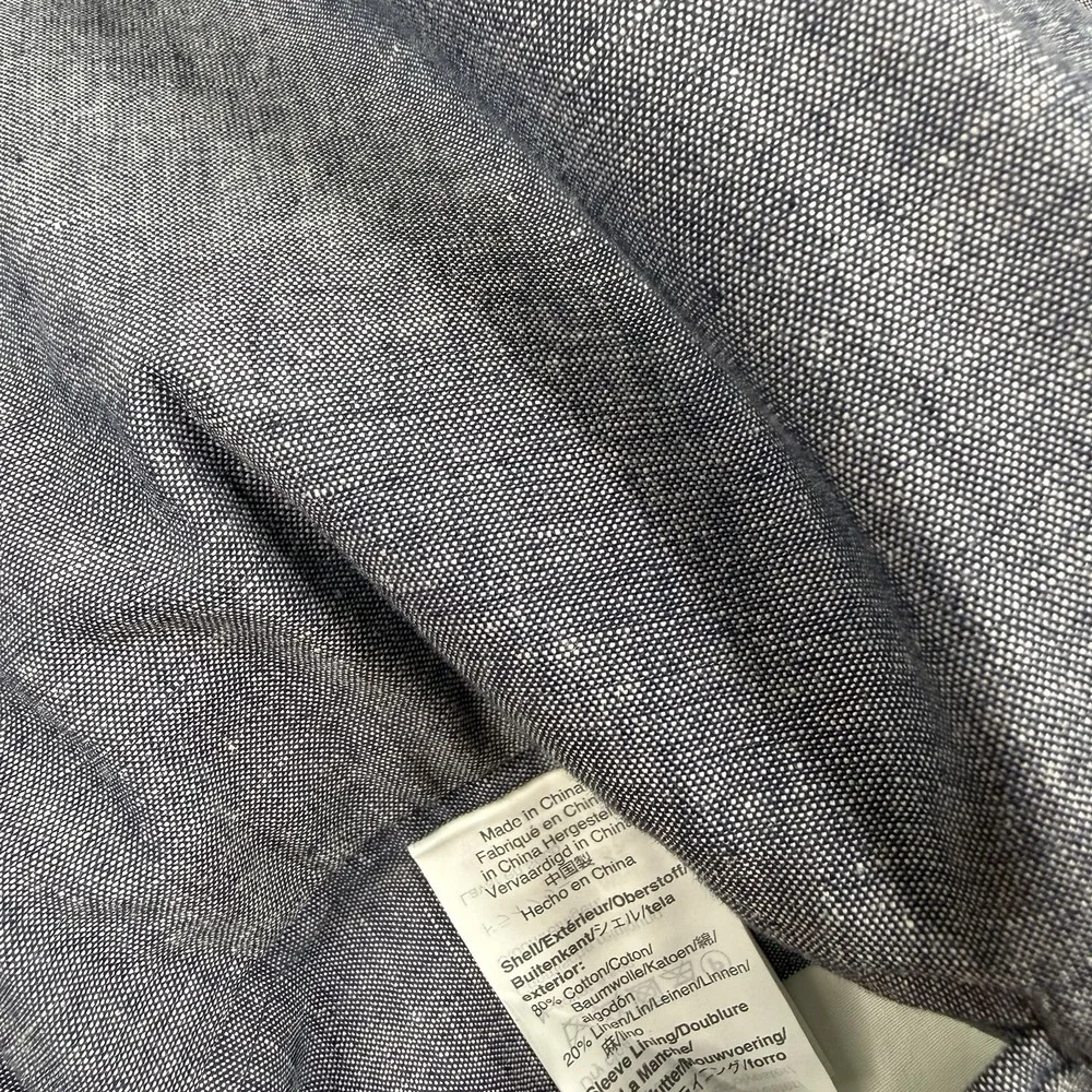 J Crew Ludlow Unstructured Blazer Mens Size 38R Slim Somelos Linen Blend Jacket